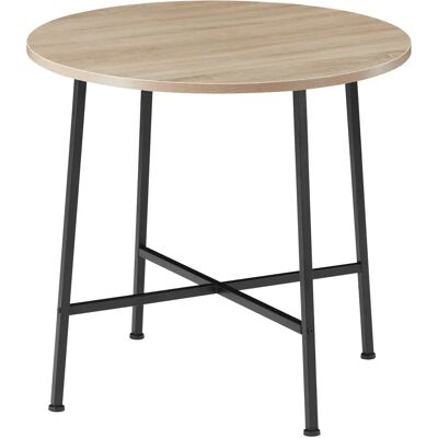 Tectake Ennis Industrieller Runder Esstisch - 80x76 cm Tectake Ennis Industrieller Runder Esstisch - 80x76 cm