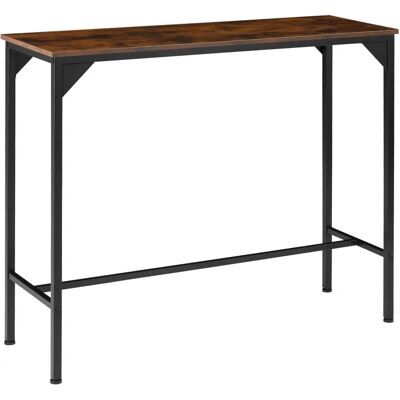 Table de Cuisine/ Salle à Manger Tectake Kerry Sombre Industriel - 120x40x100.5cm - Publicité Table de Cuisine/ Salle à Manger Tectake Kerry Sombre Industriel - 120x40x100.5cm - Publicité