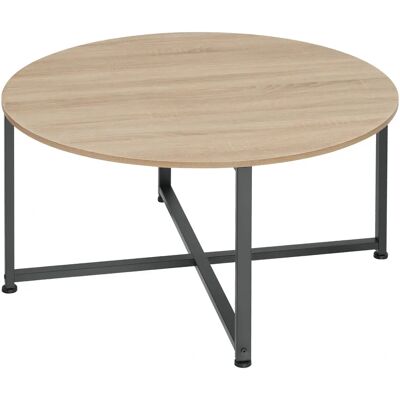Table basse Aberdeen Tectake - Bois clair industriel, Chêne Sonoma - Publicité Table basse Aberdeen Tectake - Bois clair industriel, Chêne Sonoma - Publicité