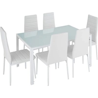 TecTake 404382 Living Room Furniture Set - White TecTake 404382 Living Room Furniture Set - White