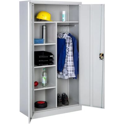 Armoire à dossiers en acier verrouillable tectake avec 6 compartiments - gris - Publicité Armoire à dossiers en acier verrouillable tectake avec 6 compartiments - gris - Publicité
