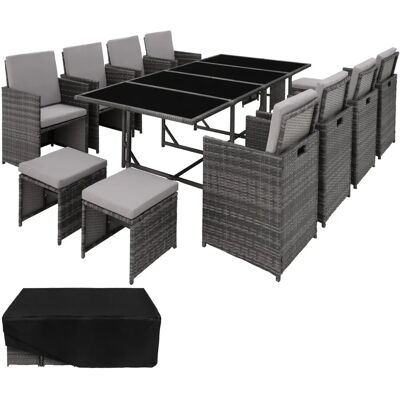 TecTake 404394 Outdoor Furniture Set - Grau TecTake 404394 Outdoor Furniture Set - Grau