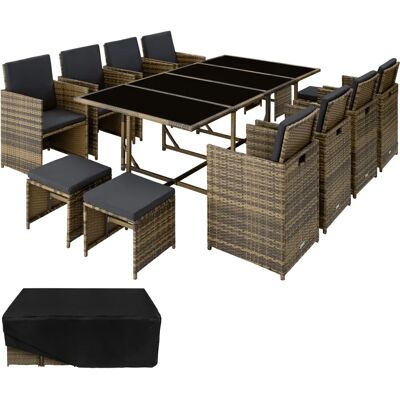 Tectake Garden Set - Grey, Brown, Natural/Dark Grey - Garden Set Tectake Garden Set - Grey, Brown, Natural/Dark Grey - Garden Set