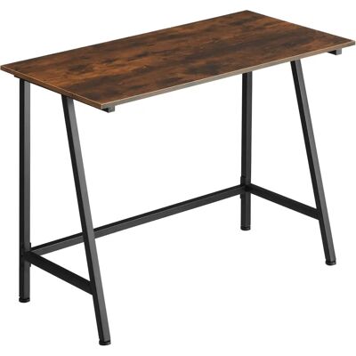Bureau Newton industriel foncé de tectake - Table en panneau de particules stable - Publicité Bureau Newton industriel foncé de tectake - Table en panneau de particules stable - Publicité