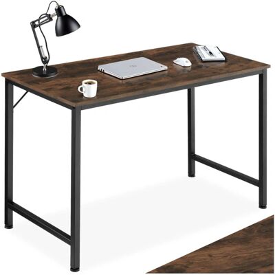 Tectake Bureau Jenkins - Bois Foncé Industriel - Bureau - Publicité Tectake Bureau Jenkins - Bois Foncé Industriel - Bureau - Publicité