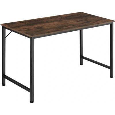 tectake Dunkles Holz Industriell Schreibtisch - 140cm Jenkins tectake Dunkles Holz Industriell Schreibtisch - 140cm Jenkins