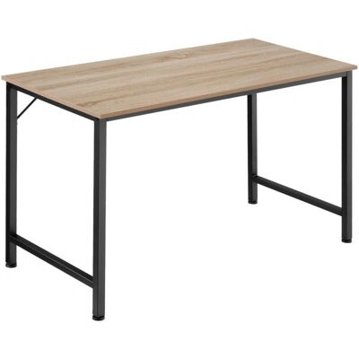 tectake Psací stůl Jenkins - 140cm Sonoma dub - Industriální minimalismus tectake Psací stůl Jenkins - 140cm Sonoma dub - Industriální minimalismus