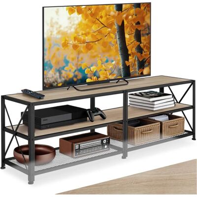Tectake Oak Sonoma Industrial 161cm TV Stand Tectake Oak Sonoma Industrial 161cm TV Stand