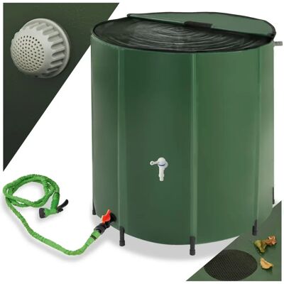 tectake Réservoir d'eau de pluie - 500 L - vert - Réservoir d'eau de pluie - Publicité tectake Réservoir d'eau de pluie - 500 L - vert - Réservoir d'eau de pluie - Publicité