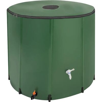 Tectake Réservoir d'eau de pluie vert 750L - Réservoir d'eau pluviale - Publicité Tectake Réservoir d'eau de pluie vert 750L - Réservoir d'eau pluviale - Publicité