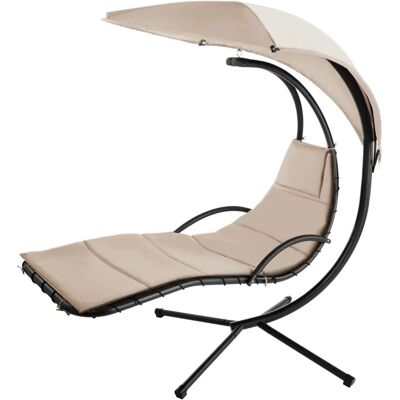 tectake TT404603 - Leżak Huśtawkowy - Ergonomiczny Projekt - Parasol UV - Wewnętrzny Zewnątrz tectake TT404603 - Leżak Huśtawkowy - Ergonomiczny Projekt - Parasol UV - Wewnętrzny Zewnątrz