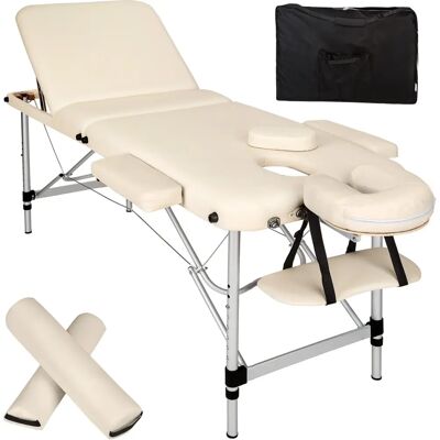 Tectake Beige Massage Table with Adjustable Features - Massage Table Tectake Beige Massage Table with Adjustable Features - Massage Table