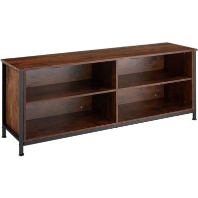 Tectake Navan TV Schrank 147x41x60,5 cm mit 4 Fächern & verstellbaren Regalen - industrial dark Tectake Navan TV Schrank 147x41x60,5 cm mit 4 Fächern & verstellbaren Regalen - industrial dark