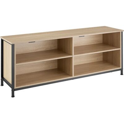 Tectake Navan TV-Schrank - Verstellbare Regale - Hell Eiche Tectake Navan TV-Schrank - Verstellbare Regale - Hell Eiche