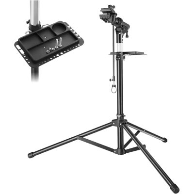 Soporte de reparación de bicicletas Tectake Tristan - Ajustable y plegable Soporte de reparación de bicicletas Tectake Tristan - Ajustable y plegable