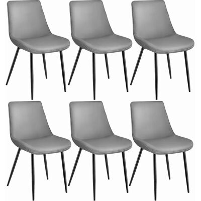 Chaises de salle à manger Monroe en velours Tectake - Design moderne - Publicité Chaises de salle à manger Monroe en velours Tectake - Design moderne - Publicité