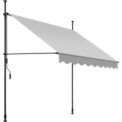 Tectake Adjustable Manual Balcony Awning - 200x180cm Tectake Adjustable Manual Balcony Awning - 200x180cm