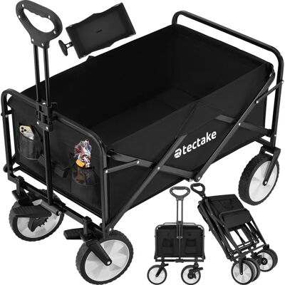 Chariot Pliable Tectake avec Frein - Capacité 80kg - Publicité Chariot Pliable Tectake avec Frein - Capacité 80kg - Publicité