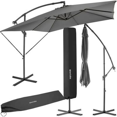 Tectake Parasol Apollon 2,5x2,5 m - Sombrilla de jardín, ajustable Tectake Parasol Apollon 2,5x2,5 m - Sombrilla de jardín, ajustable