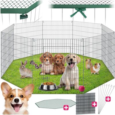 Enclos extérieur pour animaux - Filet de sécurité 204cm - Publicité Enclos extérieur pour animaux - Filet de sécurité 204cm - Publicité