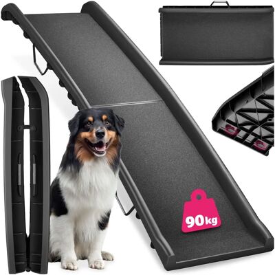 Tectake Hondenloopplank Paw Step - Opvouwbaar, Antislip, 90kg - Auto Accessoire Tectake Hondenloopplank Paw Step - Opvouwbaar, Antislip, 90kg - Auto Accessoire