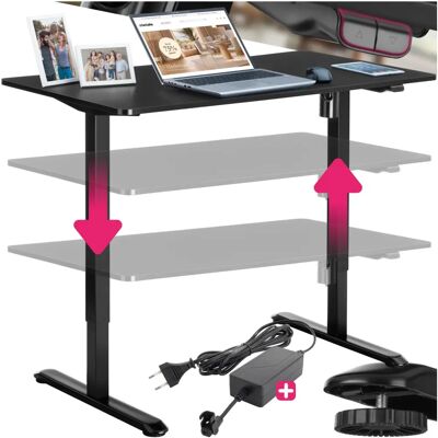 Bureau électrique réglable en hauteur Skadi - Tectake - Publicité Bureau électrique réglable en hauteur Skadi - Tectake - Publicité