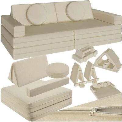 Tectake Lilly Modular Kids Sofa - 160cm Play & Sleep Sofa Tectake Lilly Modular Kids Sofa - 160cm Play & Sleep Sofa