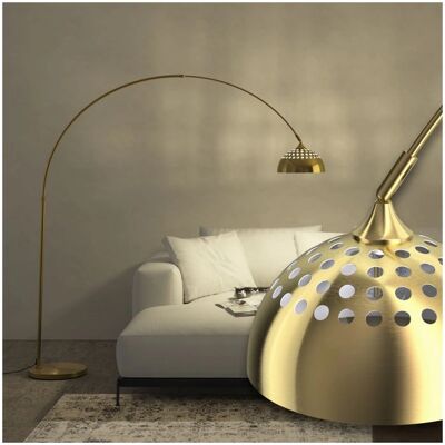 Tectake Arcus Stojací lampa - Retro styl ve oceli Tectake Arcus Stojací lampa - Retro styl ve oceli
