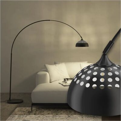 Lampadaire Arcus Tectake - Lampe en acier réglable rétro - Publicité Lampadaire Arcus Tectake - Lampe en acier réglable rétro - Publicité