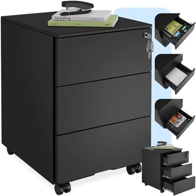Tectake Armoire de Bureau Magna avec Verrouillage - 3 Tiroirs - Publicité Tectake Armoire de Bureau Magna avec Verrouillage - 3 Tiroirs - Publicité