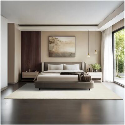 tectake Soft Zone Kurzflorteppich - creme, 200 x 290 cm tectake Soft Zone Kurzflorteppich - creme, 200 x 290 cm
