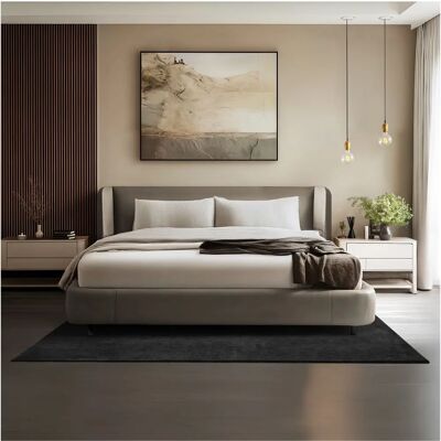 tectake Soft Zone tapijt - zwart, 140 x 200 cm tectake Soft Zone tapijt - zwart, 140 x 200 cm