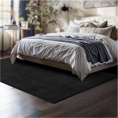 tectake - Soft Zone - Schwarz - 120x170 cm - Rug tectake - Soft Zone - Schwarz - 120x170 cm - Rug