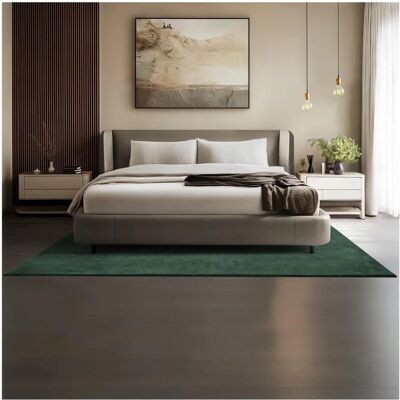 tectake Green Soft Zone Carpet - 160x230cm - Modern, Plush, Durable tectake Green Soft Zone Carpet - 160x230cm - Modern, Plush, Durable