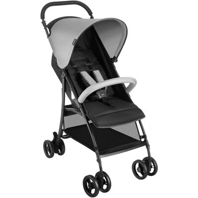 Tectake Emma Buggy - Klappbar, 5-Punkt-Gurt, Verstellbar, Schwarz/Grau Tectake Emma Buggy - Klappbar, 5-Punkt-Gurt, Verstellbar, Schwarz/Grau