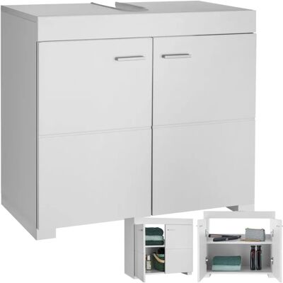 TecTake 405365 Skříňka na koupelnu - Bílá - Moderní design TecTake 405365 Skříňka na koupelnu - Bílá - Moderní design