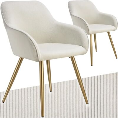 Chaise de salle à manger Marilyn de Tectake - Ergonomique, Confortable, Moderne - Publicité Chaise de salle à manger Marilyn de Tectake - Ergonomique, Confortable, Moderne - Publicité