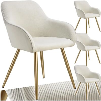 Chaises de salle à manger Marilyn - Lot de 4 - Publicité Chaises de salle à manger Marilyn - Lot de 4 - Publicité