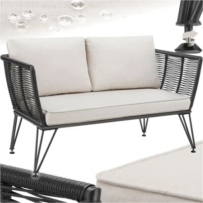 Tectake Sundo Sofa ogrodowe - Odporne na warunki pogodowe Tectake Sundo Sofa ogrodowe - Odporne na warunki pogodowe