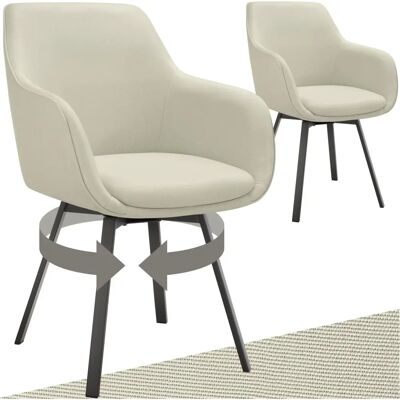tectake Alicon draaistoelen - Ergonomisch, 2 stuks tectake Alicon draaistoelen - Ergonomisch, 2 stuks