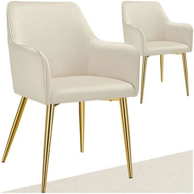 Tectake Fauteuil Avane Velours - Confort Élégant 2 Pièces - Publicité Tectake Fauteuil Avane Velours - Confort Élégant 2 Pièces - Publicité