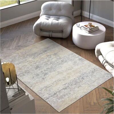 Tectake Dalia Vintage Designer Teppich - Kurzflor, Beige, 160x230cm Tectake Dalia Vintage Designer Teppich - Kurzflor, Beige, 160x230cm
