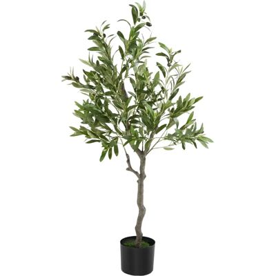 Tectake Artificial Olive Tree - Realistic Textured 120cm Tectake Artificial Olive Tree - Realistic Textured 120cm