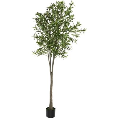 Tectake Künstlicher Olivenbaum - Realistische Textur - 210 cm Tectake Künstlicher Olivenbaum - Realistische Textur - 210 cm