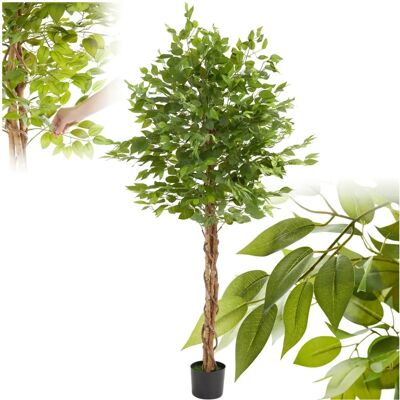 Ficus Artificiel Tectake - Texture Réaliste - 180cm - Publicité Ficus Artificiel Tectake - Texture Réaliste - 180cm - Publicité