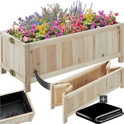 Tectake Opvouwbaar Verhoogd Tuinbed - 30L - Bruin - Tuin Tectake Opvouwbaar Verhoogd Tuinbed - 30L - Bruin - Tuin