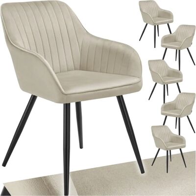 Silla Marilyn de Terciopelo - Comedor y Salón - Juego de 6 Silla Marilyn de Terciopelo - Comedor y Salón - Juego de 6