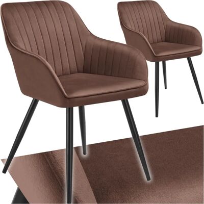 Tectake Marilyn Samtoptik Stuhl - Esszimmer & Wohnzimmer Tectake Marilyn Samtoptik Stuhl - Esszimmer & Wohnzimmer