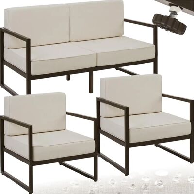 Tectake Ensemble de Jardin Comosa pour 4 - Mobilier de jardin - Publicité Tectake Ensemble de Jardin Comosa pour 4 - Mobilier de jardin - Publicité