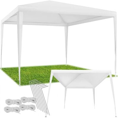 Tectake Pavillon Farah Blanc - Imperméable, Montage Facile, 3x3m - Pavillon - Publicité Tectake Pavillon Farah Blanc - Imperméable, Montage Facile, 3x3m - Pavillon - Publicité